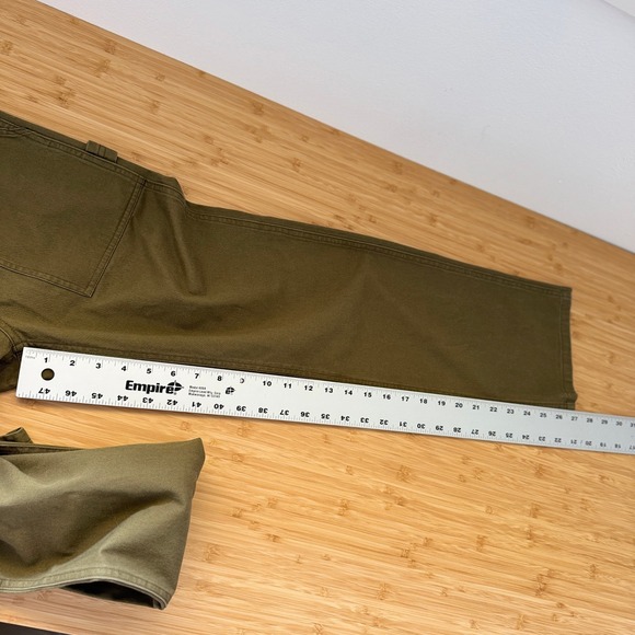 Brixton‎ Alameda Relaxed Carpenter Pants Olive Green Size 25 Womens Utility Edgy - Picture 13 of 16